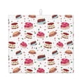 thumbnail image 1 of Uemuo Birthday Cake Pattern Dish Drying Mat,16*18 inch Absorbent Dish Drainer Kitchen Counter,Large Size Dish Drying Pad for Countertops,Sinks,Draining Racks, 1 of 6