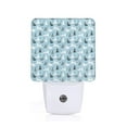 thumbnail image 1 of Uemuo Black White Gray Rabbit Night Light, Night Lights Plug into Wall, Dusk to Dawn Sensor Warm White Led Night Light 0.5W-UK, 1 of 9