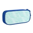 thumbnail image 1 of Uemuo Blue Bright Printed Pencil Pen Case, Portable Pencil Pouch with Zipper, Compact Stationery Bag Makeup Bag, Pencil Bag for Home Office, 1 of 9