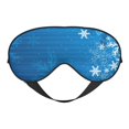 thumbnail image 1 of Uemuo Blue Christmas Pattern Sleep Eye Mask - Light Blocking Sleep Mask Blocking Out Light Perfectly, Soft and Comfortable Night Eye Mask, Eye Blinder, 1 of 7