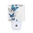 thumbnail image 1 of Uemuo Blue Flying Butterflies Night Light, Night Lights Plug into Wall, Dusk to Dawn Sensor Warm White Led Night Light 0.5W-EU, 1 of 1