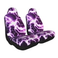 thumbnail image 1 of Uemuo Blue Lightning Pattern Car Seat Covers for Front Seats Waterproof Seat Covers for Cars, Universal Auto Front Seats Protector Fits for Car-2 PCS, 1 of 6