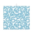 thumbnail image 1 of Uemuo Blue Snake Pattern Dish Drying Mat,16*18 inch Absorbent Dish Drainer Kitchen Counter,Large Size Dish Drying Pad for Countertops,Sinks,Draining Racks, 1 of 6
