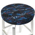 thumbnail image 1 of Uemuo Blue Sports Car Pattern Round Bar Stool Seat Covers Washable Stool Cushion Slipcover Elastic Bar Chair Covers-14 inch, 1 of 7
