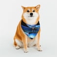 thumbnail image 1 of Uemuo Blue Viper Snake Summer Dog Bandanas,Cat Pet scarf,Soft Cotton Puppy Cat Scarfs Washable,Pets Gift-, 1 of 8