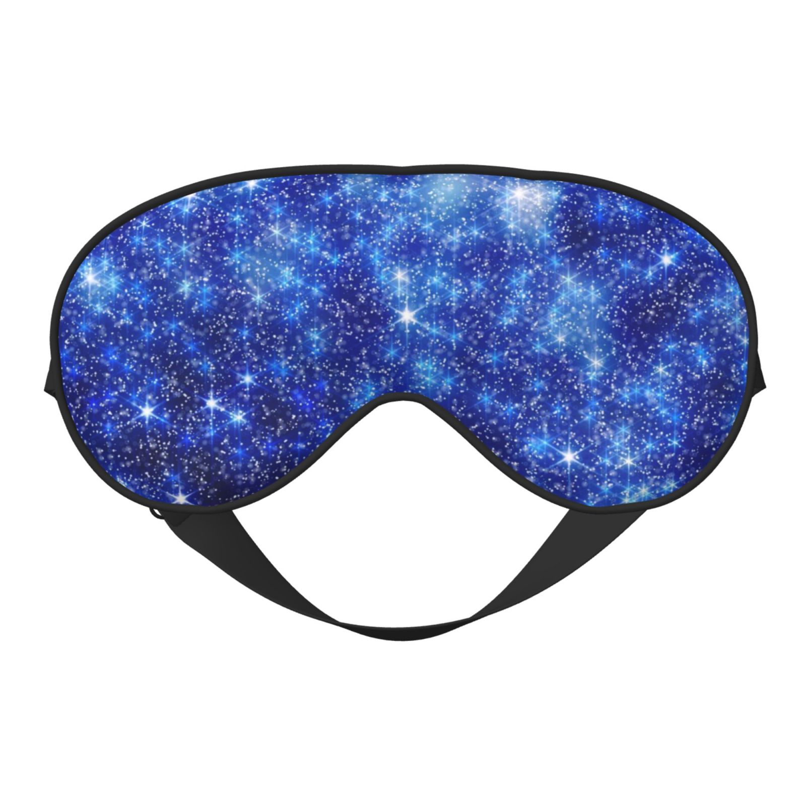 Uemuo Blurred Star Snow Christmas Pattern Sleep Eye Mask Light