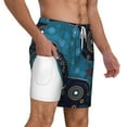 thumbnail image 1 of Uemuo Bohemian Turtle Pattern Mens Swim Trunks Quick Dry Board Shorts with Mesh Lining, Stretch Beach Shorts Quick Dry No-Chafing Board Shorts-3X-Large, 1 of 9