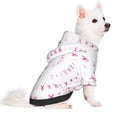 thumbnail image 1 of Uemuo Breast Cancer Awareness (4) for Winter Dog Hoodie Sweatshirts with Pockets Warm Dog Clothes for Small Dogs Chihuahua-X-Small, 1 of 8