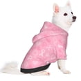 thumbnail image 1 of Uemuo Breast Cancer Awareness for Winter Dog Hoodie Sweatshirts with Pockets Warm Dog Clothes for Small Dogs Chihuahua-Medium, 1 of 8