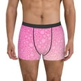 thumbnail image 1 of Uemuo Breast Cancer Pink Ribbons Awareness Pattern Men's Boxer Briefs,Trunk Anti-Chafing,Comfortable, Durable, and Stylish Underwear-Medium, 1 of 9