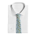thumbnail image 1 of Uemuo Building Truck Pattern Men's Necktie Classic Silk Tie Woven Jacquard Neck Ties Business Necktie Gift for Men, 1 of 1
