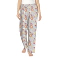 thumbnail image 1 of Uemuo Butterfly Flower Pattern Women's Wide Leg Palazzo Lounge Pants with Pockets Light Weight Loose Comfy Casual Pajama Pants-X-Large, 1 of 9