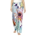 thumbnail image 1 of Uemuo Cactus Pattern Women's Wide Leg Palazzo Lounge Pants with Pockets Light Weight Loose Comfy Casual Pajama Pants-X-Large, 1 of 9