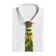 thumbnail image 1 of Uemuo Camping 1 Pattern Men's Necktie Classic Silk Tie Woven Jacquard Neck Ties Business Necktie Gift for Men, 1 of 9