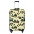 thumbnail image 1 of Uemuo Camping Caravan 1 Printed Washable Luggage Cover - Fashion Suitcase Protector Fits 18-32 Inch Luggage -Small, 1 of 9