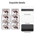 thumbnail image 1 of Uemuo Car Floor Mats - Christmas Snowman With Hat Pattern Carpet Floor Mats for Cars, Auto Accessories Front & Rear Car Floor Foot Mat Sets of 4 Pieces, 1 of 6