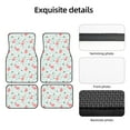 thumbnail image 1 of Uemuo Car Floor Mats - Cute Flamingo Pattern Carpet Floor Mats for Cars, Auto Accessories Front & Rear Car Floor Foot Mat Sets of 4 Pieces, 1 of 6