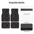 thumbnail image 1 of Uemuo Car Floor Mats - Lavender Flowers Pattern Carpet Floor Mats for Cars, Auto Accessories Front & Rear Car Floor Foot Mat Sets of 4 Pieces, 1 of 1