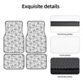 thumbnail image 1 of Uemuo Car Floor Mats - Pandas Between Clouds and Stars Pattern Carpet Floor Mats for Cars, Auto Accessories Front & Rear Car Floor Foot Mat Sets of 4 Pieces, 1 of 6