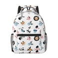 thumbnail image 1 of Uemuo Cartoon Animals Printed Student Durable Water-resistant Backpack,Travel Backpack,Outdoor Activities Backpack, Laptop Backpack, Multi-compartment Backpack, 1 of 5