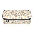 thumbnail image 1 of Uemuo Cartoon Corgi Printed Large Pencil Case, Big Capacity Pencil Pouch Stationery Pen Bag, Storage High Capacity Bag Pouch Holder Box Organizer, Marker Pen Case, 1 of 1