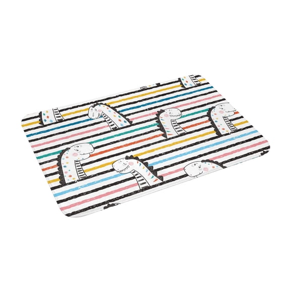 Uemuo Cartoon Dinosaurs Printed Door Mat Indoor Doormat 16"x24",Front Back Door Mats Non Slip Entrance Rugs,Inside Doormats for Entryway