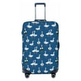 thumbnail image 1 of Uemuo Cartoon Geese With Xmas Printed Washable Luggage Cover - Fashion Suitcase Protector Fits 18-32 Inch Luggage -Large, 1 of 9