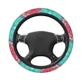 thumbnail image 1 of Uemuo Cartoon Map Of Europe Printed Car Elastic Steering Wheel Cover - Universal Car Accessory for Diverse Cars Anti-Slip, and Comfortable- 15", 1 of 8