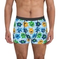 thumbnail image 1 of Uemuo Cartoon Monster Pattern Men's Boxer Briefs,Trunk Anti-Chafing,Comfortable, Durable, and Stylish Underwear-, 1 of 9