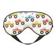 thumbnail image 1 of Uemuo Cartoon Monster Trucks Pattern Sleep Eye Mask - Light Blocking Sleep Mask Blocking Out Light Perfectly, Soft and Comfortable Night Eye Mask, Eye Blinder, 1 of 7