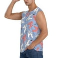 thumbnail image 1 of Uemuo Cartoon Poodle Dog Pattern Men's Sleeveless T-Shirt,Muscle Athletic Tank Top, Moisture-wicking Quick-dry Breathable Classic Tee Top for Gym Run Outdoor Sports-Medium, 1 of 8