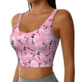 thumbnail image 1 of Uemuo Cartoon Poodle Dog Pattern Women's Sports Bra - High Impact Support, Breathable, and Comfortable Athletic Bra for Running, Yoga, and Workouts, 1 of 9