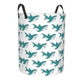 thumbnail image 1 of Uemuo Cartoon Shark Pattern Circular Laundry Hamper Basket with handles,Collapsible laundry basket,Large capacity laundry hamper,Laundry Organizer-, 1 of 8
