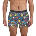 thumbnail image 1 of Uemuo Cartoon Space Pattern Men's Boxer Briefs,Trunk Anti-Chafing,Comfortable, Durable, and Stylish Underwear-XX-Large, 1 of 9