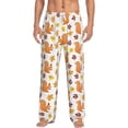 thumbnail image 1 of Uemuo Cartoon Squirrel Pattern Men's Wide Leg Palazzo Lounge Pants with Pockets Light Weight Loose Comfy Casual Pajama Pants-Medium, 1 of 9