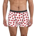 thumbnail image 1 of Uemuo Cartoon Strawberry Pattern Men's Boxer Briefs,Trunk Anti-Chafing,Comfortable, Durable, and Stylish Underwear-XX-Large, 1 of 9