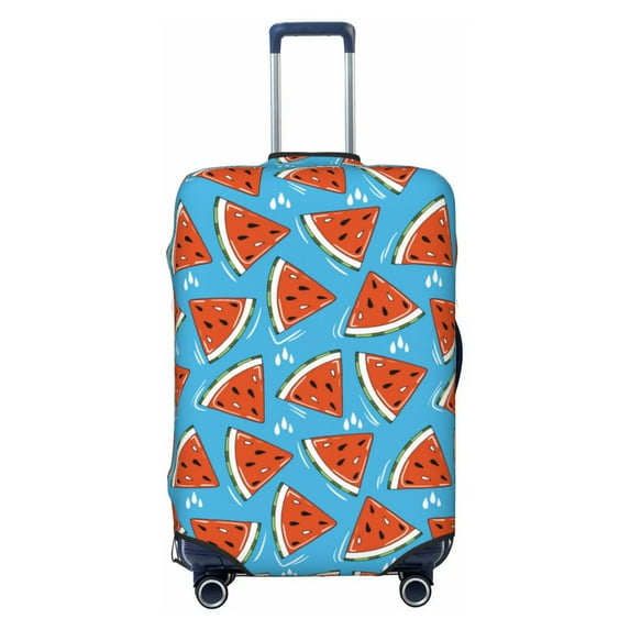 Uemuo Cartoon Watermelon Printed Washable Luggage Cover - Fashion Suitcase Protector Fits 18-32 Inch Luggage -