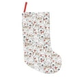thumbnail image 1 of Uemuo Cat Bear Rabbit Print Christmas Stockings, 18inch Xmas Hanging Stocking Decorations for Christmas Party Family Decor, 1 of 7