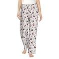 thumbnail image 1 of Uemuo Cherry Berries Pattern Women's Wide Leg Palazzo Lounge Pants with Pockets Light Weight Loose Comfy Casual Pajama Pants-X-Large, 1 of 9