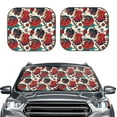 thumbnail image 1 of Uemuo Chicken Printed 2 PCS Car Windshield Sun Shade, Auto Sun Heat and UV Rays Blocker, Foldable Automotive Front Window Sunshade Protector, 1 of 7