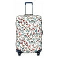 thumbnail image 1 of Uemuo Christmas Elements Printed Washable Luggage Cover - Fashion Suitcase Protector Fits 18-32 Inch Luggage -Small, 1 of 9
