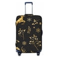 thumbnail image 1 of Uemuo Christmas Gold Deers1 Printed Washable Luggage Cover - Fashion Suitcase Protector Fits 18-32 Inch Luggage -Small, 1 of 9