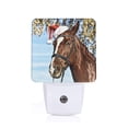 thumbnail image 1 of Uemuo Christmas Horse Night Light, Night Lights Plug into Wall, Dusk to Dawn Sensor Warm White Led Night Light 0.5W-US, 1 of 9