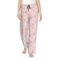 thumbnail image 1 of Uemuo Chrysanthemum Pattern Women's Wide Leg Palazzo Lounge Pants with Pockets Light Weight Loose Comfy Casual Pajama Pants-XX-Large, 1 of 9