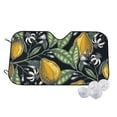 thumbnail image 1 of Uemuo Citrus Fruits Elegant Lemons Pattern Accordion Car Windshield Sun Shade, Foldable Reflective Sun Visor for Car, Reflector Windshield Sunshade-, 1 of 7