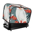 thumbnail image 1 of Uemuo Cockatoo Red Berries Print Toaster Cover 2 Slice, Small Kitchen Appliance Covers, Toaster Oven Cover with Loop, Bread Machine Cover Dust Cover Protection, 1 of 7