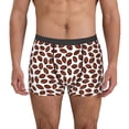 thumbnail image 1 of Uemuo Coffee Rugby Pattern Men's Boxer Briefs,Trunk Anti-Chafing,Comfortable, Durable, and Stylish Underwear-Medium, 1 of 9
