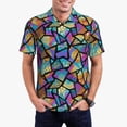 thumbnail image 1 of Uemuo Colored Glass1 for Men’s Golf Shirt – Premium Pique Cotton Polo, Soft & Breathable Casual Short Sleeve Shirt, Comfortable Activewear for Sports & Leisure-X-Large, 1 of 6