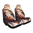 thumbnail image 1 of Uemuo Colorful Abstract Eagle Pattern Car Seat Covers for Front Seats Waterproof Seat Covers for Cars, Universal Auto Front Seats Protector Fits for Car-2 PCS, 1 of 6