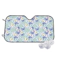 thumbnail image 1 of Uemuo Colorful Butterfly Pattern Accordion Car Windshield Sun Shade, Foldable Reflective Sun Visor for Car, Reflector Windshield Sunshade-, 1 of 7